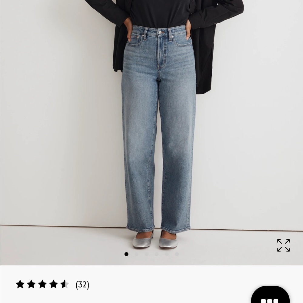 Madewell Curvy Perfect Vintage Wide Leg Jean
